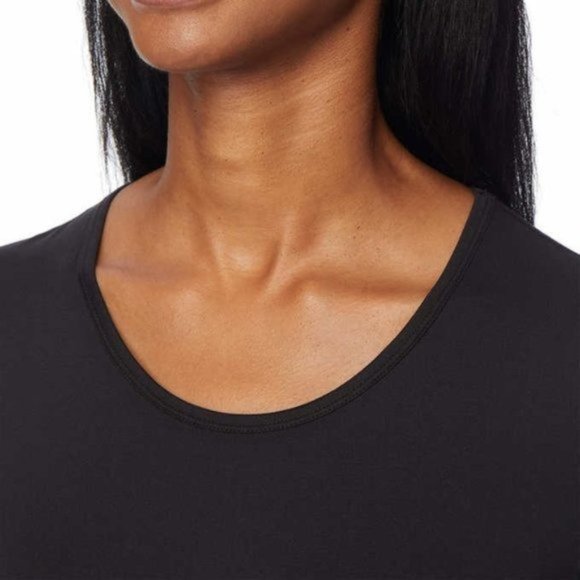 32 DEGREES Cool 3 Pack Scoop Neck Stretch Comfort Tee  Black - NWT - Picture 4 of 5